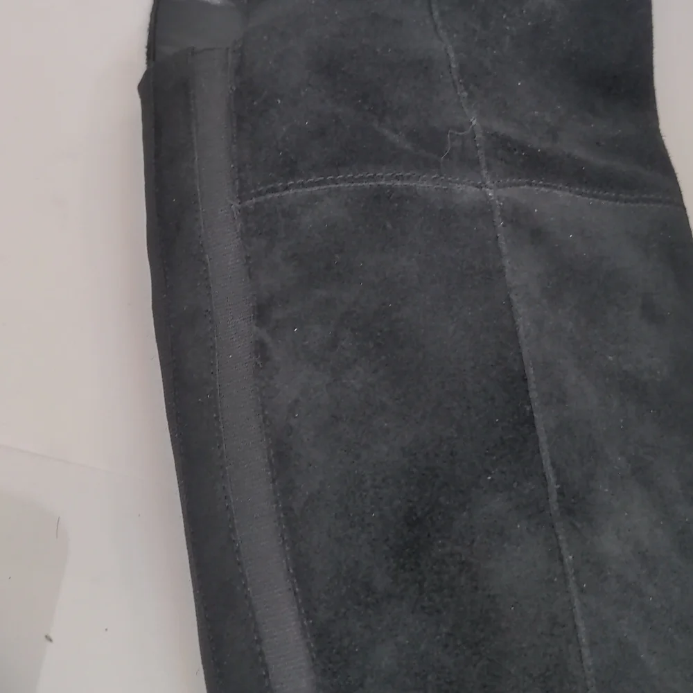 𝅺marc Fisher Over The Knee Black Suede Heel Boots 6.5